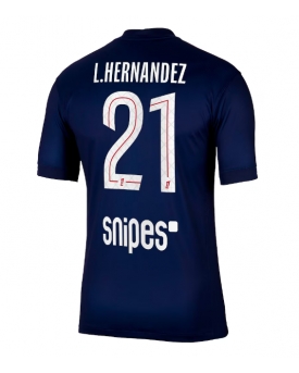 Paris Saint-Germain Lucas Hernandez #21 Maglia Gara Casa Repliche 2025-26 Maniche Corte Paris Saint-Germain Lucas Hernandez #21 Maglia Gara Casa Repliche 2025-26 Maniche Corte